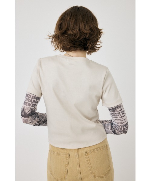 MOUSSY（マウジー）の「【2サイズ展開】SUVIN GIZA BASIC T