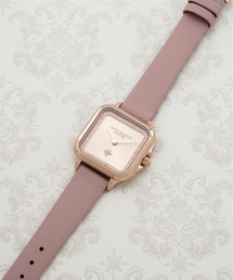 OLIVIA BURTON | 「OLIVIA BURTON/オリビアバートン」クラシック - 28mm グロブナー クリスタル ローズゴールド サンレイ メロウローズ レザー(アナログ腕時計)