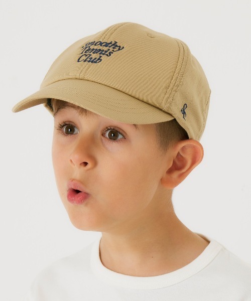 Smoothy（スムージー）の「SMOOTHY Tennis Club Cap / スムージー テニスクラブキャップ（キャップ・キッズ・エメラルド/ベージュ/ネイビー・フリー）」の2枚目の写真