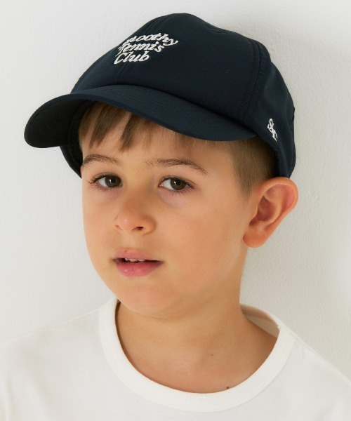 Smoothy（スムージー）の「SMOOTHY Tennis Club Cap / スムージー テニスクラブキャップ（キャップ・キッズ・エメラルド/ベージュ/ネイビー・フリー）」の3枚目の写真