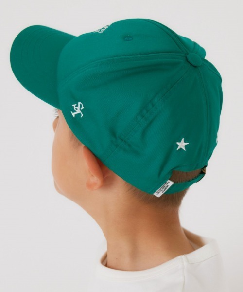 Smoothy（スムージー）の「SMOOTHY Tennis Club Cap / スムージー テニスクラブキャップ（キャップ・キッズ・エメラルド/ベージュ/ネイビー・フリー）」の6枚目の写真