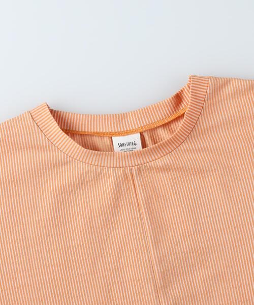 SOMETHING(サムシング)の「SOMETHING(サムシング)袖フリルTシャツ(Tシャツ/カットソー・レディース・オレンジ・フリー)」の11枚目の写真