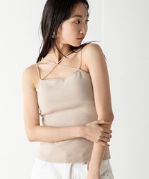 MILLION CARATS | 【2WAY】インナーまでお洒落を叶えるカップ付きキャミソール(Tシャツ/カットソー)
