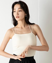 【2WAY】インナーまでお洒落を叶えるカップ付きキャミソール