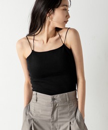 MILLION CARATS | 【2WAY】インナーまでお洒落を叶えるカップ付きキャミソール(Tシャツ/カットソー)