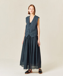 Bshop（ビショップ）の「elsa esturgie | コットン ギャザースカート 