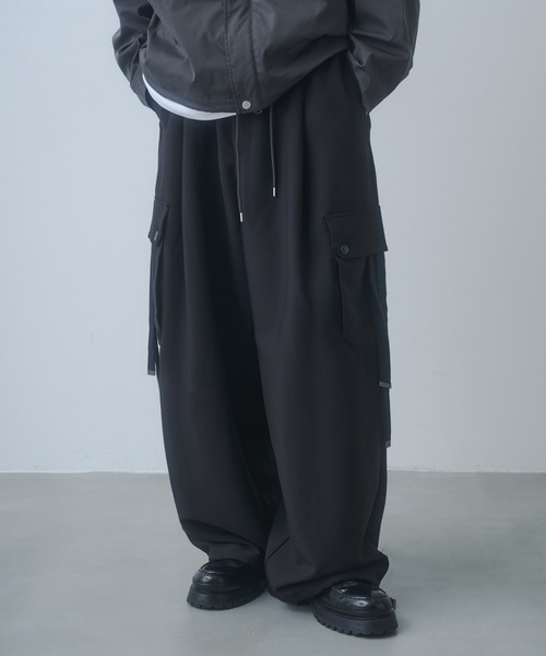 Parachute Wide Cargo Pants - パラシュートワイドカーゴパンツ