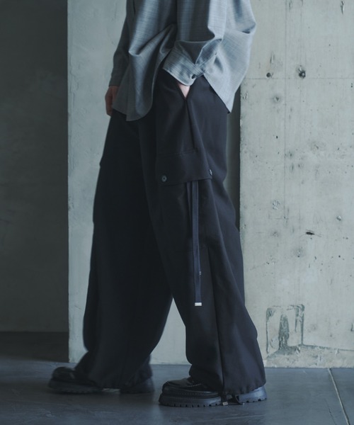 Parachute Wide Cargo Pants - パラシュートワイドカーゴパンツ