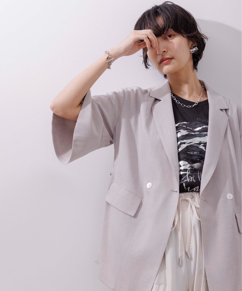 Eimee Law（エイミーロウ）の「サイドシアー ハーフスリーブ