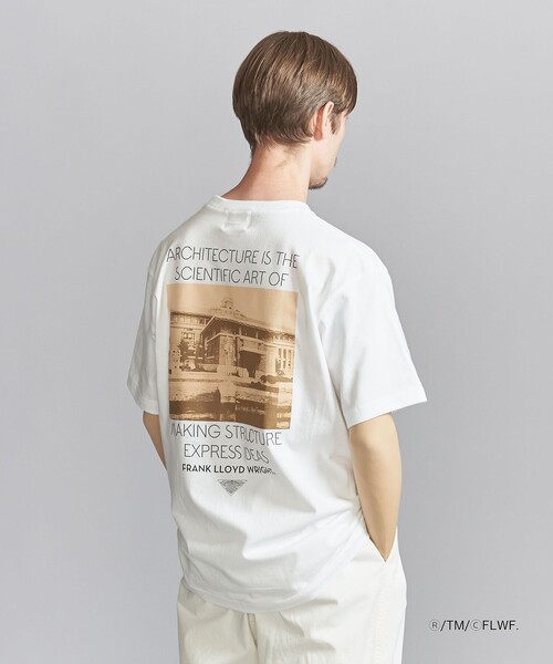 セール】【別注】 ＜FRANK LLOYD WRIGHT＞ TEIKOKU Tシャツ（Tシャツ 