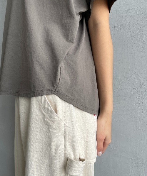 【新品未使用タグ付】MICA&DEAL　グレー　Tシャツ FREEサイズ MICA&DEAL/マイカアンドディール] 別注 MONTEREY ロゴプリントT