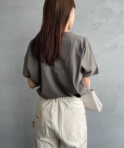 【新品未使用タグ付】MICA&DEAL　グレー　Tシャツ FREEサイズ MICA&DEAL/マイカアンドディール] 別注 MONTEREY ロゴプリントT
