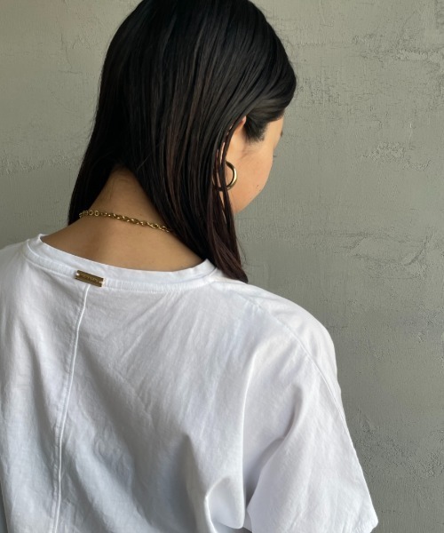 MICA&DEAL（マイカ＆ディール）の「[MICA&DEAL/マイカアンドディール] 別注 MONTEREY ロゴプリントTシャツ（Tシャツ/カットソー・レディース・ネイビー/ホワイト/カーキ・F）」の13枚目の写真