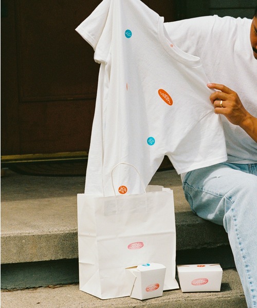 Takeout Stickers Tee（Tシャツ/カットソー）｜Woon Kitchen（ウーンキッチン）