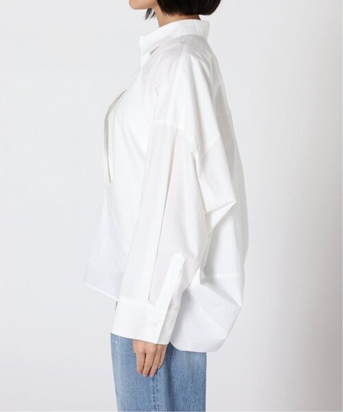 R’IAM フォルムTブラウス　ホワイト フォルムTブラウス RIAM R'IAM フォルムTブラウス（シャツ