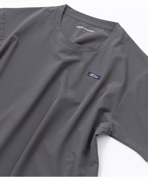ragged mountain(ラギットマウンテン)の「【RAGGED MOUNTAIN/ラギットマウンテン】 HENNIKER クイックドライTシャツ(Tシャツ/カットソー・メンズ・ネイビー/ブラック/チャコールグレー・MEDIUM/X-LARGE/LARGE)」の2枚目の写真