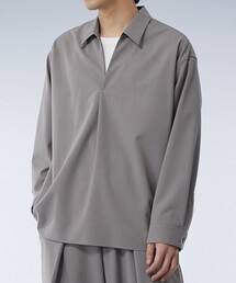 UNITED TOKYO | DRY WOOL スキッパーポロ｜セットアップ着用可能(シャツ/ブラウス)