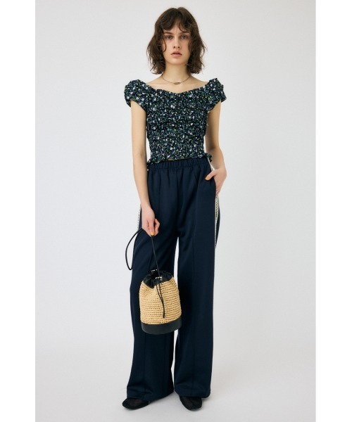 MOUSSY（マウジー）の「CROCHET SIDE LINE パンツ（その他パンツ・レディース・ホワイト/ネイビー・2/1）」の14枚目の写真