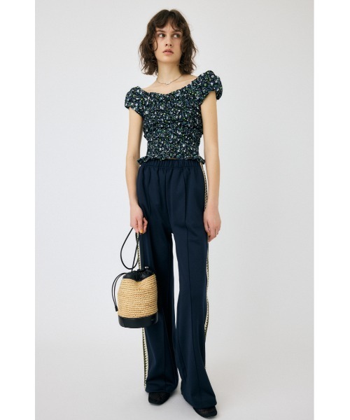 MOUSSY（マウジー）の「CROCHET SIDE LINE パンツ（その他パンツ・レディース・ホワイト/ネイビー・2/1）」の15枚目の写真