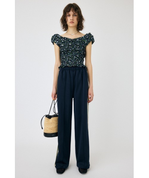 MOUSSY（マウジー）の「CROCHET SIDE LINE パンツ（その他パンツ・レディース・ホワイト/ネイビー・2/1）」の16枚目の写真