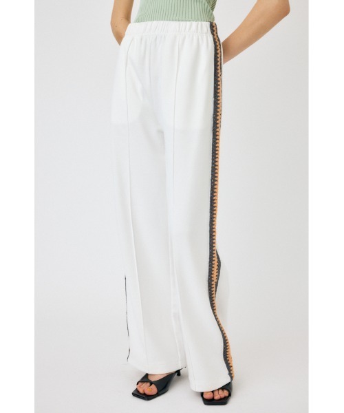 MOUSSY（マウジー）の「CROCHET SIDE LINE パンツ（その他パンツ・レディース・ホワイト/ネイビー・2/1）」の11枚目の写真