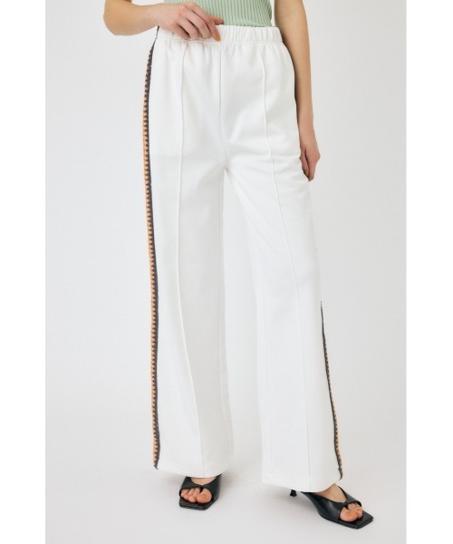 MOUSSY（マウジー）の「CROCHET SIDE LINE パンツ（その他パンツ・レディース・ホワイト/ネイビー・2/1）」の12枚目の写真