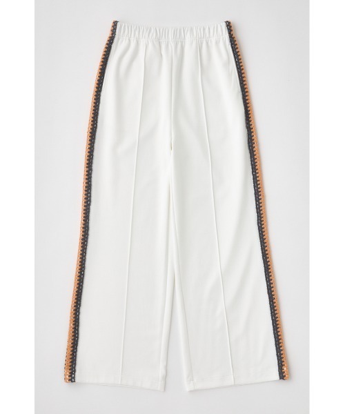 MOUSSY（マウジー）の「CROCHET SIDE LINE パンツ（その他パンツ・レディース・ホワイト/ネイビー・2/1）」の3枚目の写真