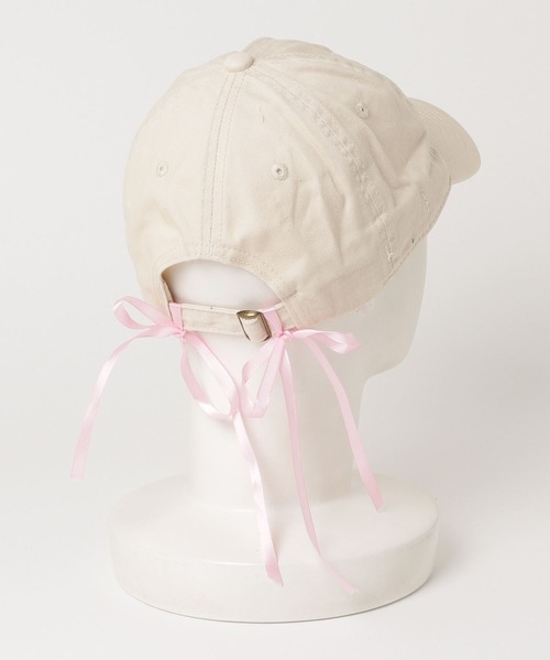 うさこ様 売約済　　　　　marinco maringo リボンキャップ フリル セール】WEGO/ストーンリボンキャップ（キャップ）｜WEGO