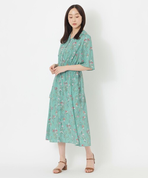 【セール】【HIBIYA KADAN】プリントワンピース（ワンピース）｜S.ESSENTIALS（エスエッセンシャルズ）