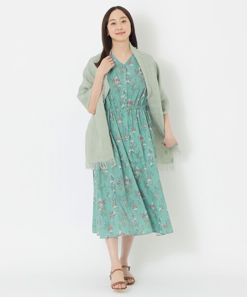 【セール】【HIBIYA KADAN】プリントワンピース（ワンピース）｜S.ESSENTIALS（エスエッセンシャルズ）