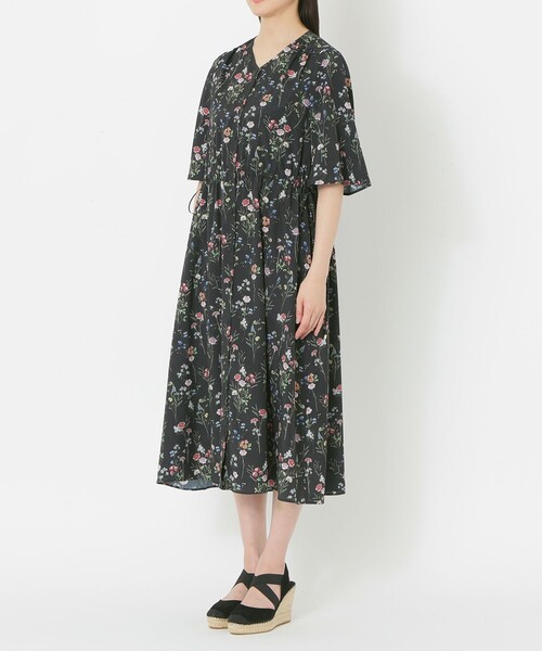 【セール】【HIBIYA KADAN】プリントワンピース（ワンピース）｜S.ESSENTIALS（エスエッセンシャルズ）