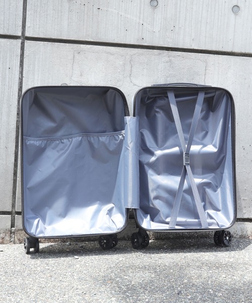 florist（フローリスト）の「【改良版】丈夫で軽いスマートなキャリーケース/キャリーバッグ/スーツケース（スーツケース/キャリーバッグ・レディース・ピンクゴールド/シャンパン/シルバー/ブラック・M size）」の11枚目の写真