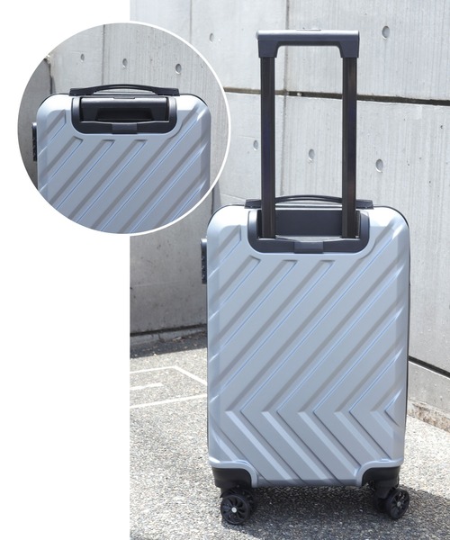 florist（フローリスト）の「【改良版】丈夫で軽いスマートなキャリーケース/キャリーバッグ/スーツケース（スーツケース/キャリーバッグ・レディース・ピンクゴールド/シャンパン/シルバー/ブラック・M size）」の13枚目の写真