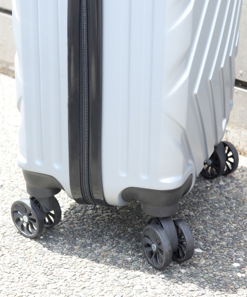 florist（フローリスト）の「【改良版】丈夫で軽いスマートなキャリーケース/キャリーバッグ/スーツケース（スーツケース/キャリーバッグ・レディース・ピンクゴールド/シャンパン/シルバー/ブラック・M size）」の14枚目の写真