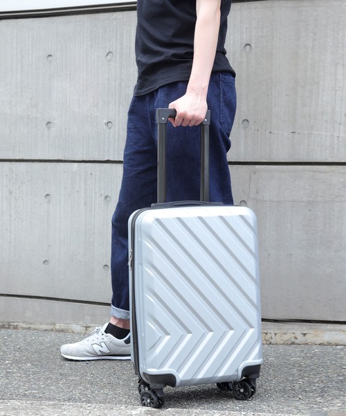 florist（フローリスト）の「【改良版】丈夫で軽いスマートなキャリーケース/キャリーバッグ/スーツケース（スーツケース/キャリーバッグ・レディース・ピンクゴールド/シャンパン/シルバー/ブラック・M size）」の5枚目の写真