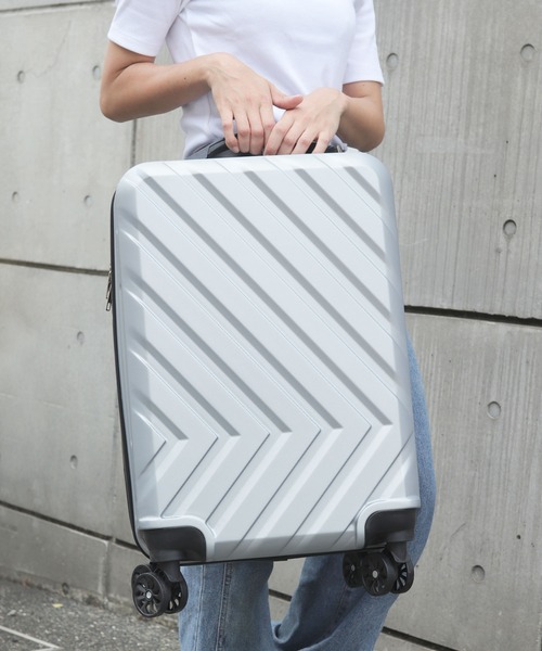 florist（フローリスト）の「【改良版】丈夫で軽いスマートなキャリーケース/キャリーバッグ/スーツケース（スーツケース/キャリーバッグ・レディース・ピンクゴールド/シャンパン/シルバー/ブラック・M size）」の12枚目の写真