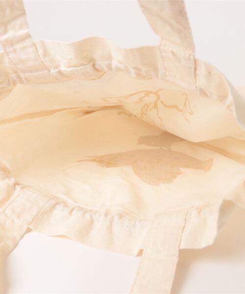 チャイハネ（チャイハネ）の「【チャイハネ】さすらいネコおかか 巾着エコバッグ（エコバッグ/サブバッグ・レディース・ブラック/ブラウン/グリーン・FREE）」の9枚目の写真