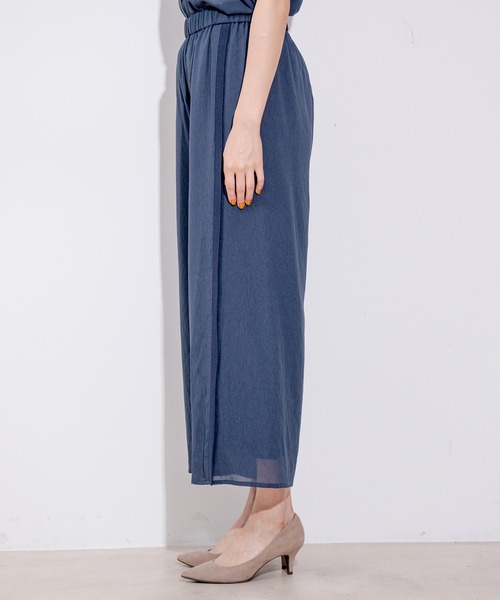 Jayro(ジャイロ)の「麻調シアーニット切替パンツ(その他パンツ・レディース・レッド/ホワイト系その他/ネイビー・FREE)」の20枚目の写真