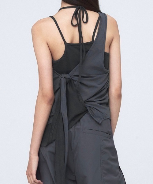 韓国ブランド NACHE ナチェ MULTIWAY LAYERED SLEEVELESS レイヤード 