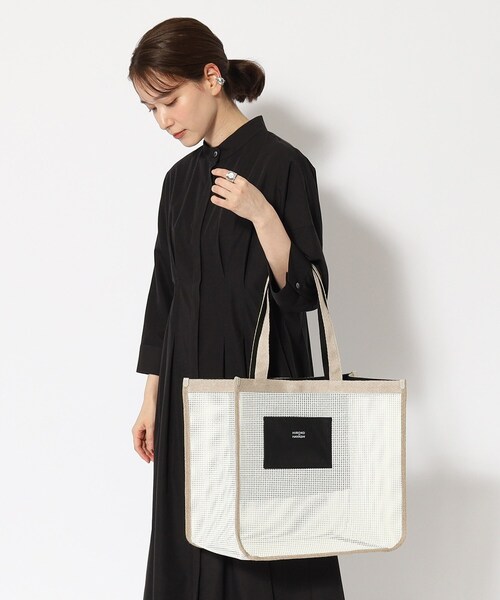 HIROKO HAYASHI(ヒロコハヤシ)の「◆GRIGLIA(グリリア)トートバッグ(トートバッグ・レディース・グリーン系その他5/ホワイト系5・00)」の4枚目の写真