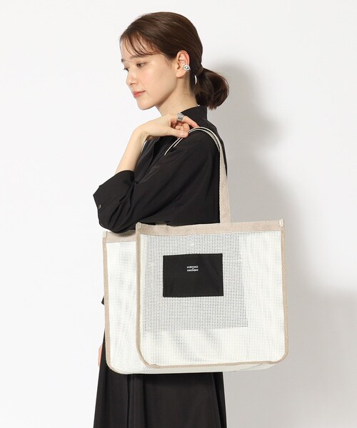 HIROKO HAYASHI(ヒロコハヤシ)の「◆GRIGLIA(グリリア)トートバッグ(トートバッグ・レディース・グリーン系その他5/ホワイト系5・00)」の1枚目の写真