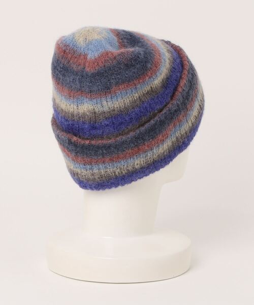 A.P.C.(アーペーセー)の「BONNET FUNKY 24AH(ニットキャップ/ビーニー・レディース・ライトインディゴブルー・M)」の2枚目の写真