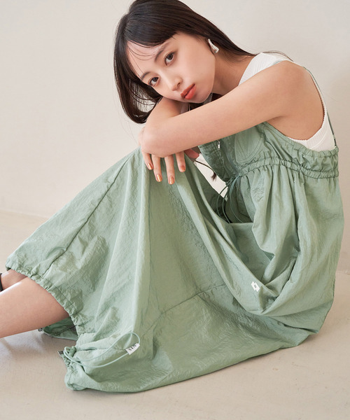 VIS（ビス）の「Lottoコラボノースリワンピース（ワンピース・レディース・グリーン系その他/チャコールグレー/ホワイト系その他5・FREE）」の7枚目の写真