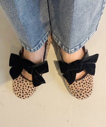 one after another NICE CLAUP | リボンカンフーシューズ/WEB限定アイテム(バレエシューズ)