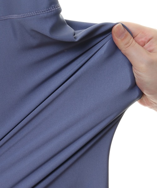 Julier Yoga and Relax（ジュリエヨガアンドリラックス）の「Julier ソフトトリコットレギンス／UVカット・吸汗速乾・ホットヨガ対応（レギンス/スパッツ・レディース・チャコール/モカ/ブルーグレー・1/0）」の10枚目の写真