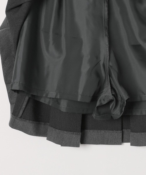 Heather（ヘザー）の「サイドリボンプリーツミニスカート　139128（スカート・レディース・チャコールグレー/ブラック/ブラウン系その他・S/M）」の7枚目の写真