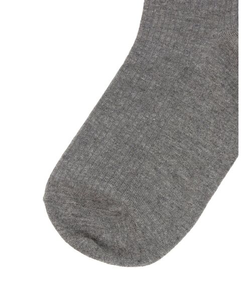 MURUA(ムルーア)の「セミシアーソックス(ソックス/靴下・レディース・アイボリー/グレー・FREE)」の10枚目の写真