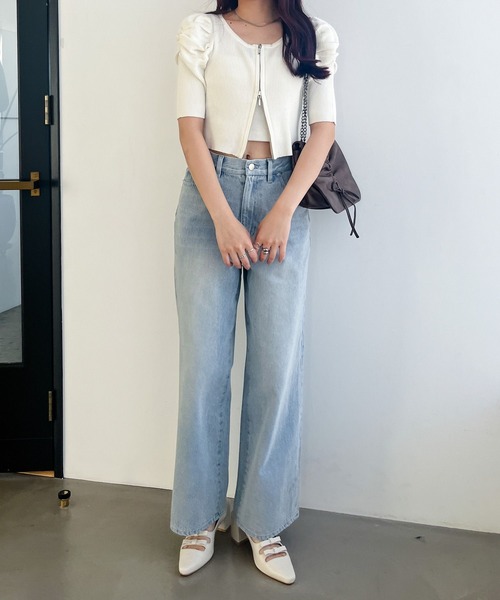 Heather（ヘザー）の「Wリボンミュールサンダル  133250（サンダル・レディース・オフホワイト/ブラック・M/L）」の3枚目の写真