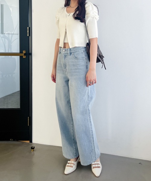 Heather（ヘザー）の「Wリボンミュールサンダル  133250（サンダル・レディース・オフホワイト/ブラック・M/L）」の4枚目の写真