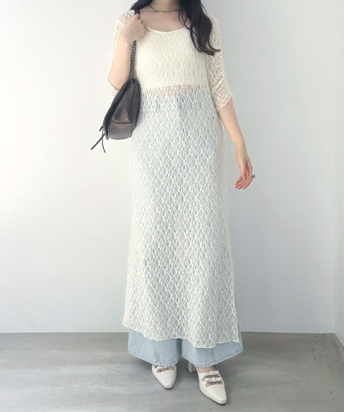 Heather（ヘザー）の「Wリボンミュールサンダル  133250（サンダル・レディース・オフホワイト/ブラック・M/L）」の8枚目の写真